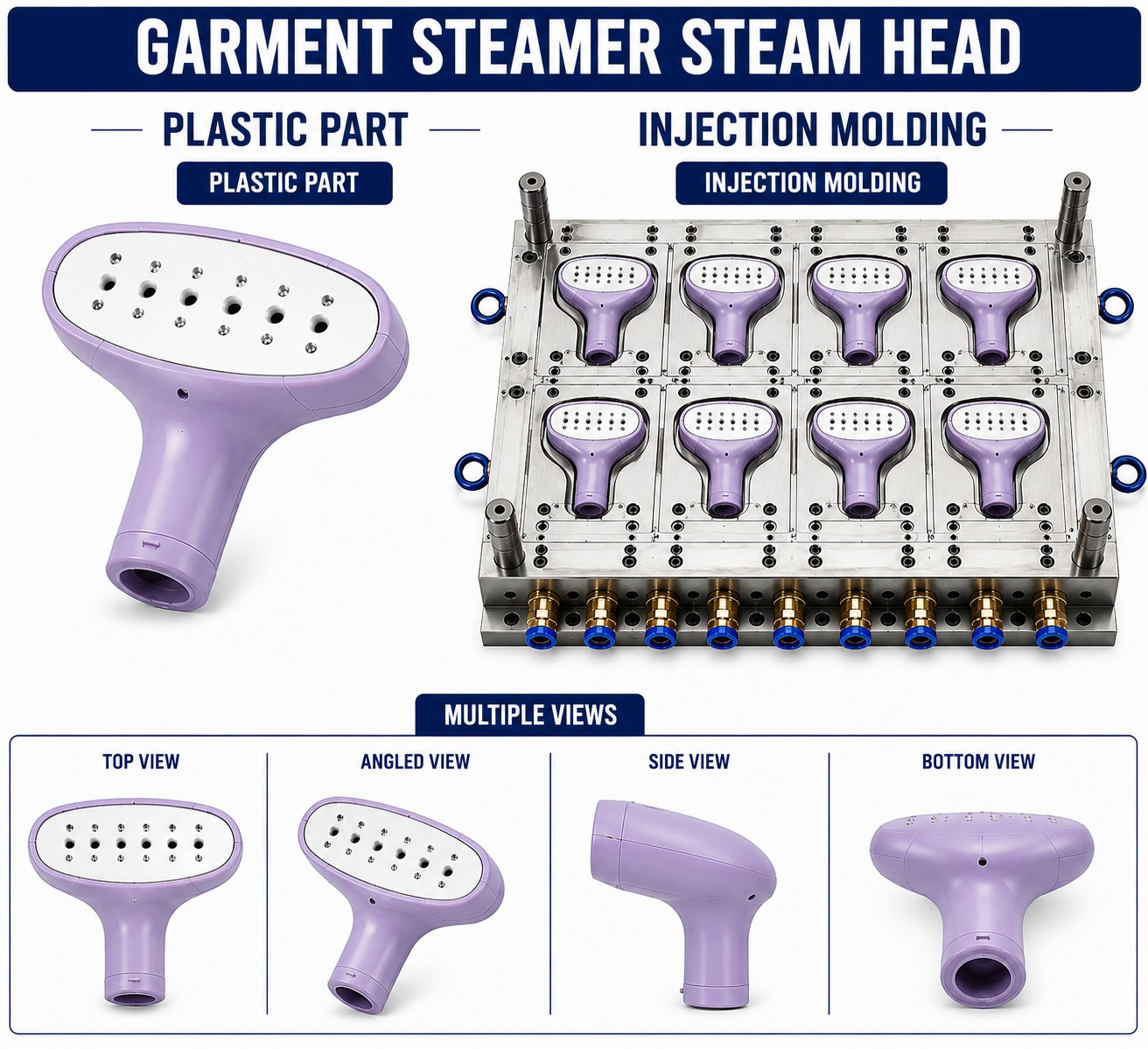 Garment Steamer Plastic Steam Head Mould and Moulding Service